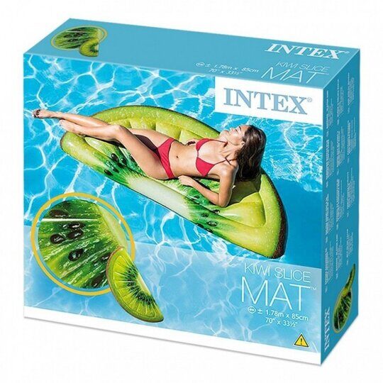 Пляжный надувной матрас - плот Intex 58764 Долька Киви
