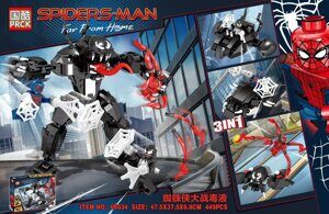 Конструктор Человек-паук против Венома, PRCK 64034 Марвел