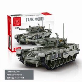 Конструктор Танк Leopard 2, 1756 дет., 027001 Mork