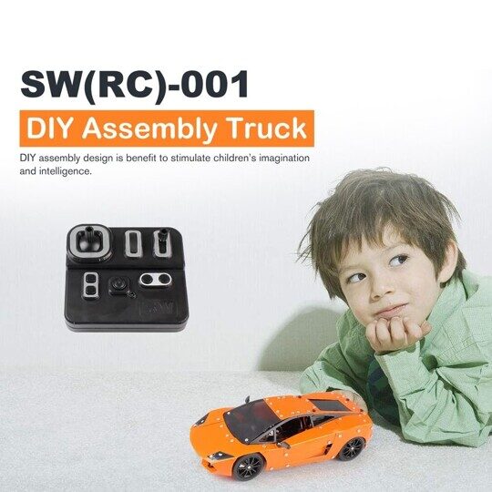 Металлический конструктор на пульте Steel World RC Lamborghini 001, 580 дет.