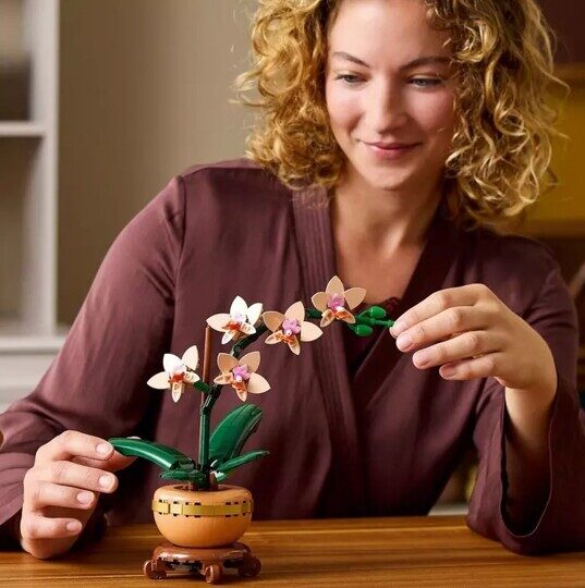 Конструктор Мини - орхидея Botanical Collection Icons King 10433