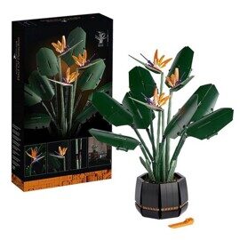 Конструктор Райская птица букет цветов, 10298, аналог лего bird of paradise 10289