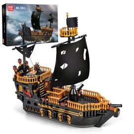 Конструктор Пиратский корабль Умирающая чайка, Mould King 13083, 1288 дет.