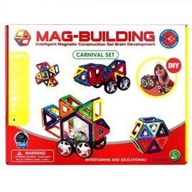 Магнитный конструктор 48 деталей Mag-Building, аналог Magformers