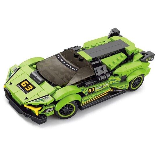 Конструктор Гиперкар салатовый на управлении Техник 70050, 275 дет, аналог Lego