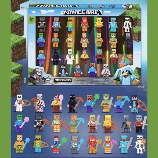 Набор минифигурки Майнкрафт 24 шт. minifigures Minecraft