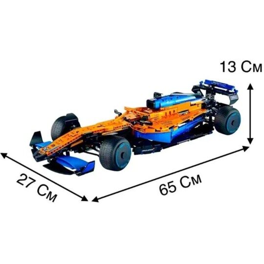 Конструктор McLaren Formula 1, Техник 86007, 1432 дет, аналог Lego Техник 42141