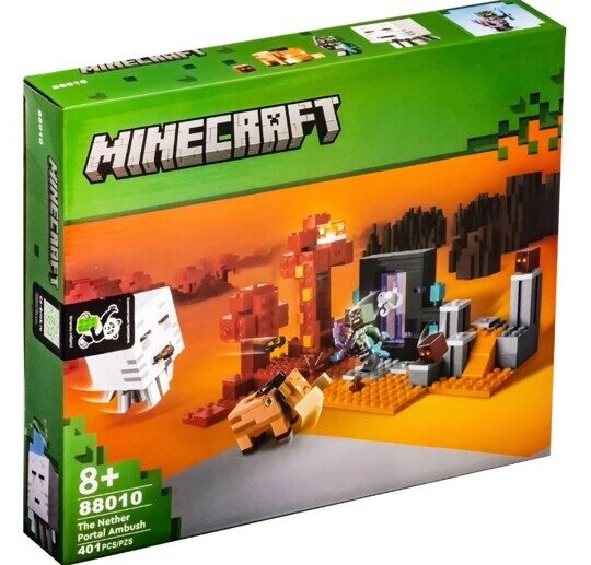 Конструктор Майнкрафт Засада у Нижнего портала Minecraft, 88010