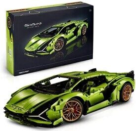Конструктор Lamborghini Sian FKP 37 1:8, 3728 дет. KK6891