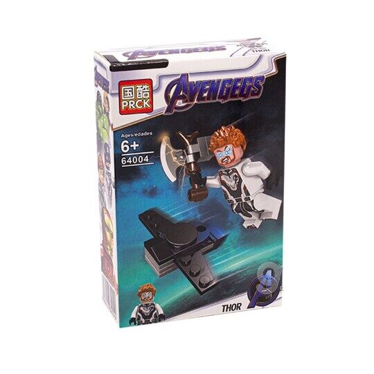 Набор Минифигурок PRCK Супергерои: Мстители 8 шт 64004, аналог Лего