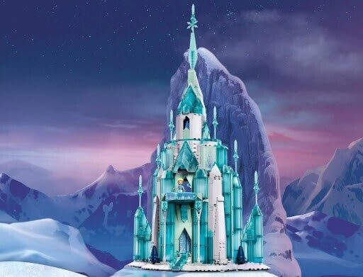Конструктор Frozen Большой ледяной замок 3075, 1709 деталей, аналог LEGO Disney Frozen 43197