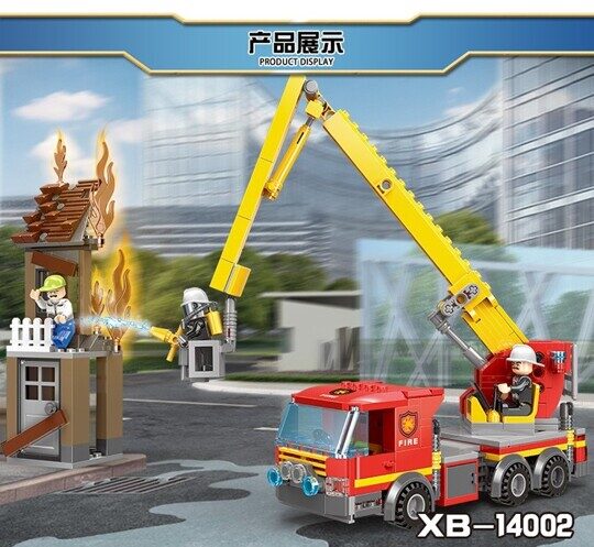 Конструктор Пожарный кран XB-14002, 509 деталей