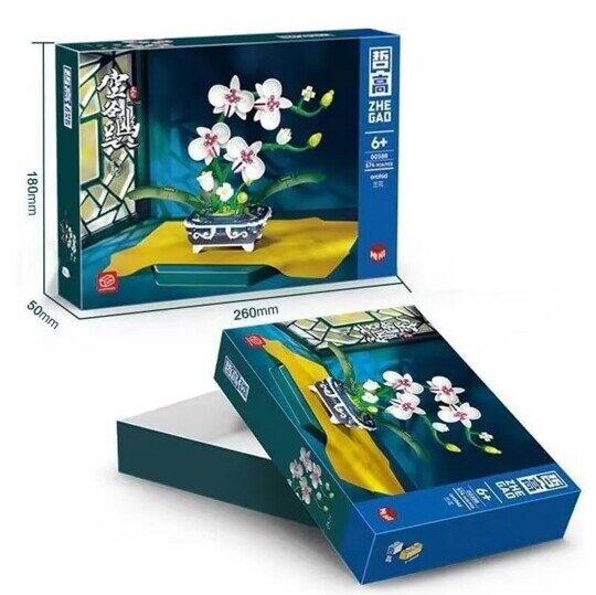 Конструктор Орхидея Zhe Gao 00388 Orchid Bonsai