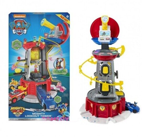 Большая Могучая смотровая Башня Щенячий патруль, 3003, свет, звук