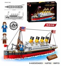 Конструктор Титаник, 606 дет., 87002, 2 минифигурки