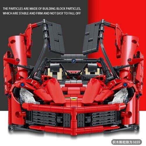 Конструктор Ferrari LaFerrari F70/F150 1659 дет., MOC MORK 023014-1 Красный