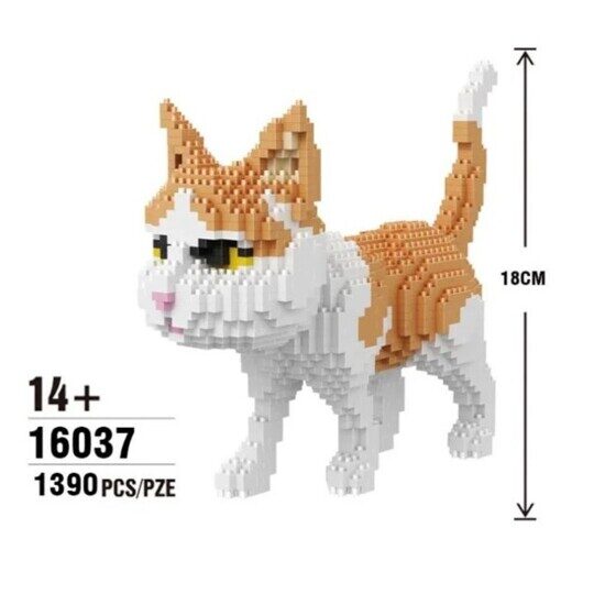Конструктор Рыжий кот Balody 16037, 1390 дет.