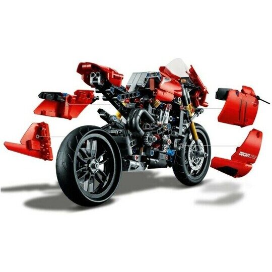Конструктор Мотоцикл, Ducati Panigale V4 R, KING 1972, 646 дет