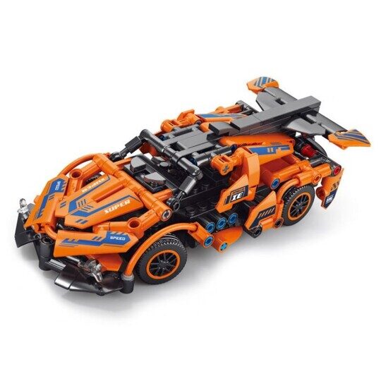 Конструктор Гиперкар оранжевый на управлении Техник 70031, 319 дет, аналог Lego