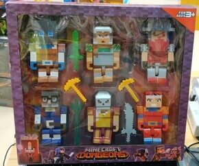 Набор игрушек Майнкрафт Dungeons, 6 больших героев 48104