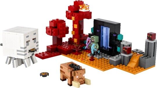 Конструктор Майнкрафт Засада у Нижнего портала Minecraft, 88010