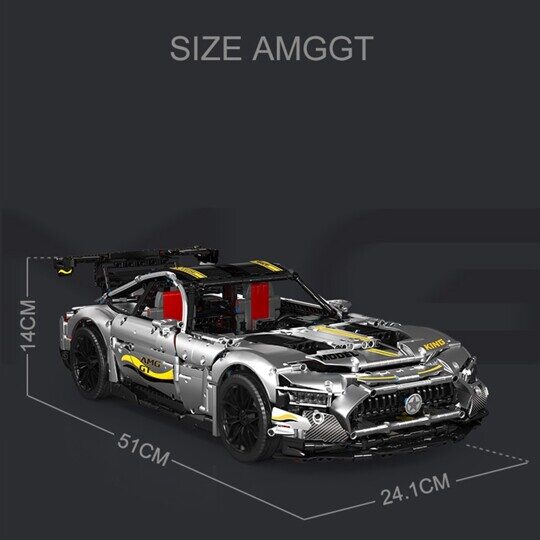 Конструктор Мерседес AMG GT 1:8 QuickSilver, Mould King 13126 Техник