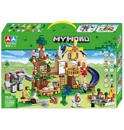 Конструктор Особняк Майнкрафт, 1016 дет., 14 фигурок 7651 Minecraft