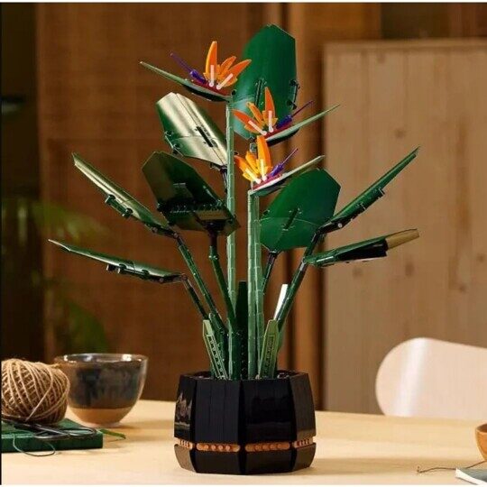 Конструктор Райская птица букет цветов, 10298, аналог лего bird of paradise 10289