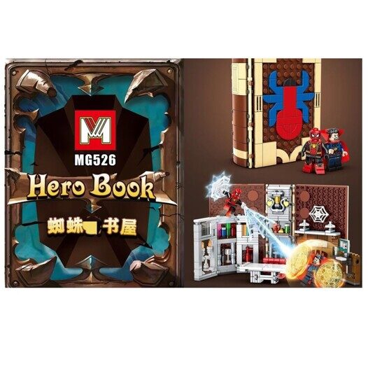 Конструктор Книга Человек-паук: нет пути домой MG526, Мстители Супергерои
