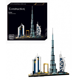 Конструктор Дубай King 20019, 740 дет., Архитектура аналог Лего