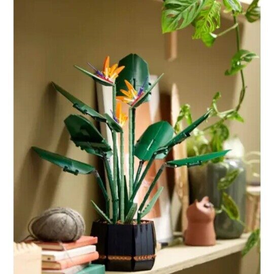 Конструктор Райская птица букет цветов, 10298, аналог лего bird of paradise 10289