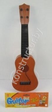 Детская четырехструнная гитара 270V (длина - 41 см), коричневая в пакете купить в Минске