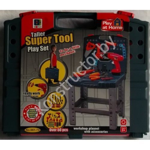 Детский набор строительных инструментов 661-74 Super Tool Play Set 50 предметов