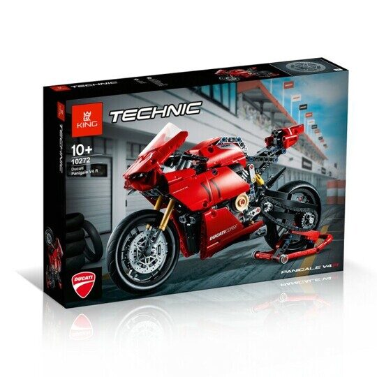 Конструктор Мотоцикл, Ducati Panigale V4 R, KING 1972, 646 дет