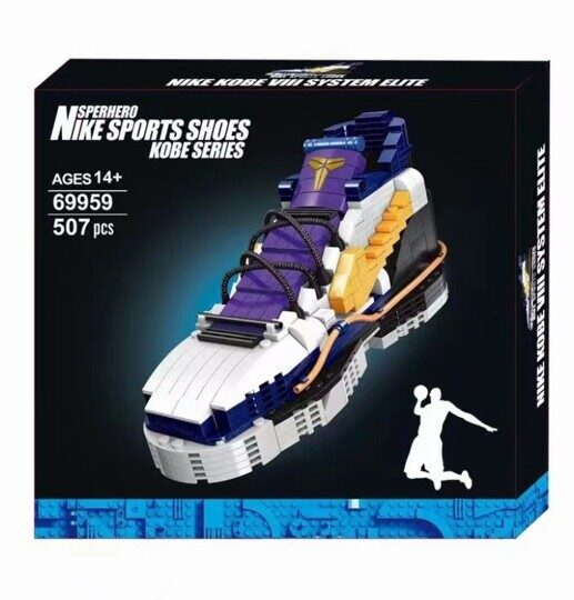 Конструктор кроссовок Найк Nike Kobe Bryant Jordan NBA King 69959, Идеи, Эксклюзив