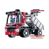 Decool-3345-transporte-Container-Truck-Car-119-pcs-Car-Model-Building-Block-define-Bricks-DIY-brinquedos