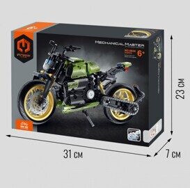 Конструктор Зеленый мотоцикл Ducati, iM.Master 6836, Техник