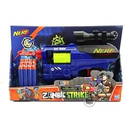 Детский бластер Nerf Zombie Strike, мягкие пули,  JBY 086, Hasbro
