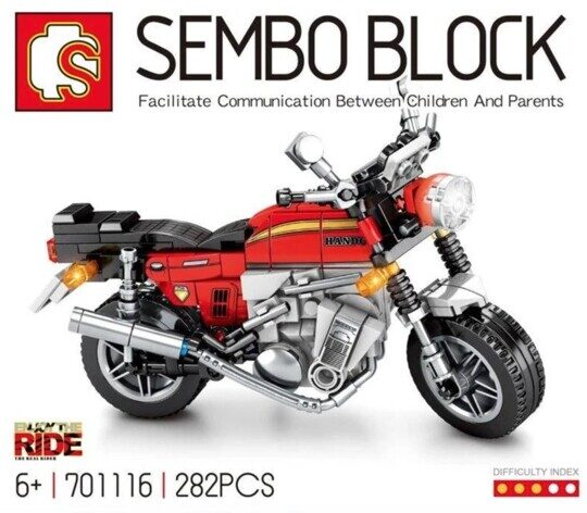 Конструктор Мотоцикл Honda CB1100EX, Sembo 701116, 282 дет Техник
