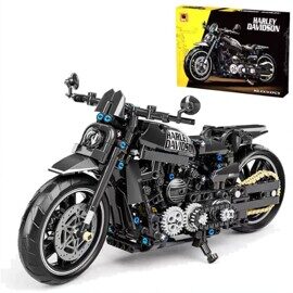 Конструктор Мотоцикл Harley-Davidson H1127, 680 дет., Техник Харлей Дэвидсон