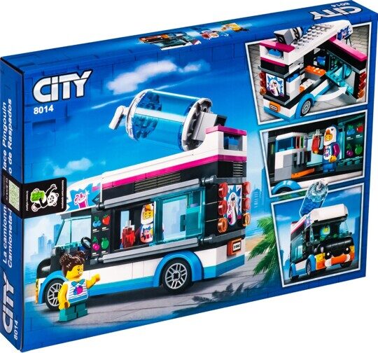 Конструктор Фургон для шейков Пингвин King 8014, аналог Lego Сити 60384