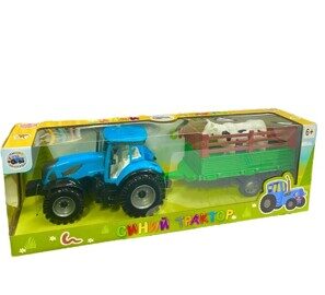 Игрушка Синий трактор с животными 0488-317 CQ, звук