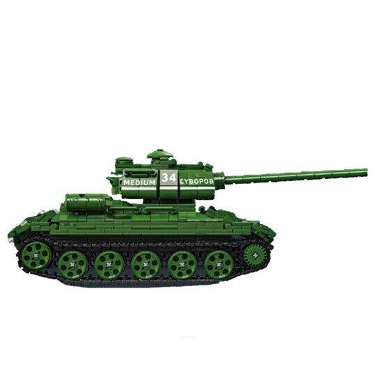 Конструктор Советский средний танк Т 34, 1006 дет., 66051