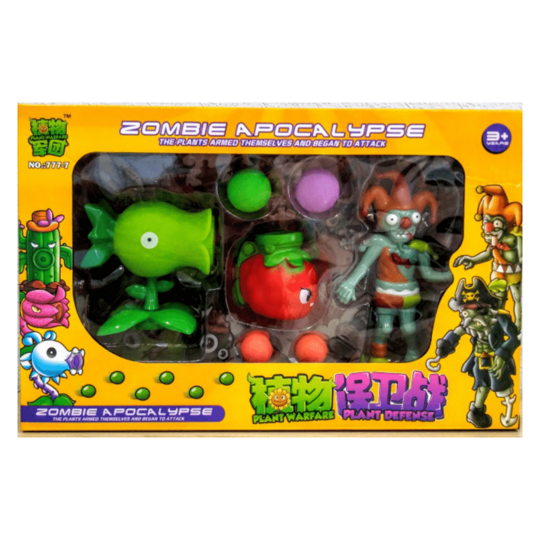 Набор игрушек Зомби против растений 777-7, 6 видов