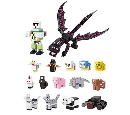 Конструктор Локации Майнкрафт, 1460 дет., 26 фигурок 7657 Minecraft