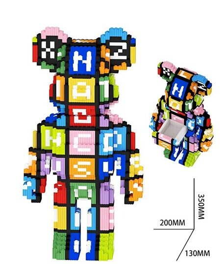 Конструктор 3д Bearbrick Медведь 4750 дет., Арт. 7109