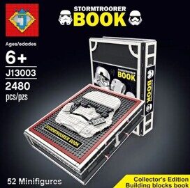 Конструктор Имперские штурмовики Stormtrooper Book Книга, 52 фигурки, J13003, Звездные войны