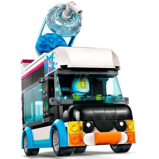 Конструктор Фургон для шейков Пингвин King 8014, аналог Lego Сити 60384