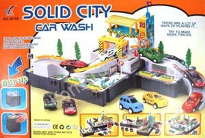 Детский игровой гараж-автомойка с машинками, спуск 30788