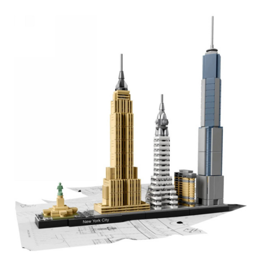 Конструктор Нью-Йорк King 20028, 598 дет., Архитектура аналог Лего